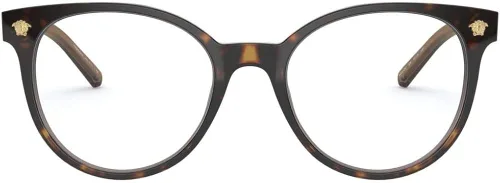 Vista 2 de Versace VE 3291 Dark Havana 5118140 - Marco de gafas para mujer, Habana