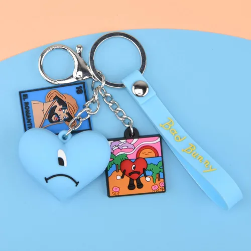 Vista 3 de Lindos llaveros, mochila, llavero, pulsera, bolsa de libros, dijes para mujeres, hombres, niños y niñas