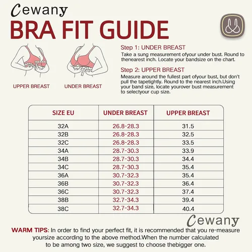 Vista 6 de Sexy Push up Bras for Women lace Bralette
