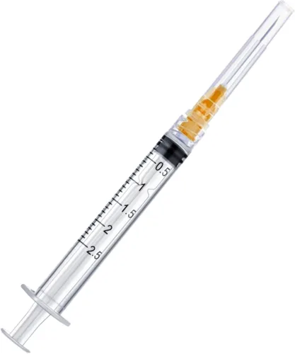Vista 6 de Paquete de 100 jeringas de 1/2 ml/cc de 31Ga para suministros de laboratorio, empaquetadas individualmente