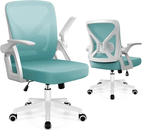 Vista 10 de FelixKing Silla de Oficina - Silla de Escritorio Ergonómica de Malla Transpirable con Ruedas y Soporte Lumbar, Sillas de Oficina para el Hogar