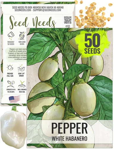 Vista 120 de Seed Needs - Semillas de pimiento arcoíris para plantar verduras, 1 paquete