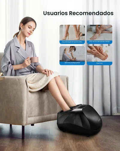Vista 7 de RENPHO Masajeador de Pies con Calor [2026 Actualizado], Masajeador de Pies Shiatsu para Fascitis Plantar, Regalos de Cumpleaños para Mujeres