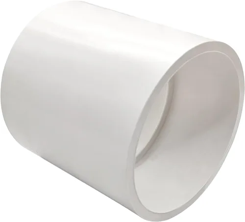Vista 10 de Adaptador de conector de acoplamiento de tubería de PVC de 1 pulgada, 10 Uds., enchufe x zócalo, horario 40 color blanco