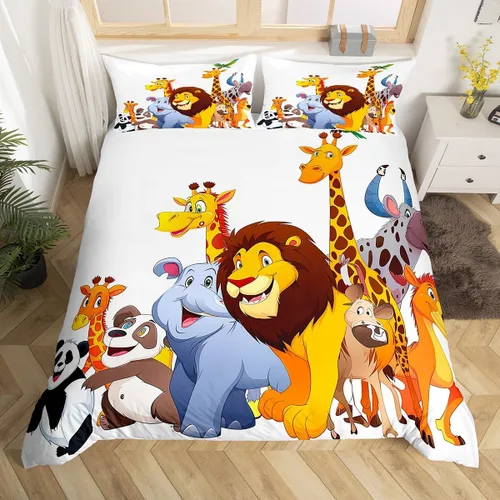 Vista 24 de Erosebridal Juego de ropa de cama con pelota de tenis para niños, funda de edredón con temática de juegos deportivos, tamaño individual para niños