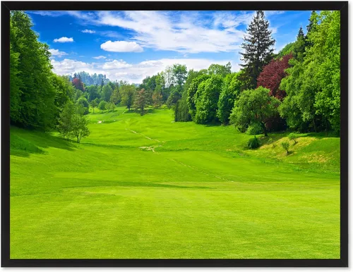 Vista 8 de Marco de fotos de campo de golf para decoración del hogar