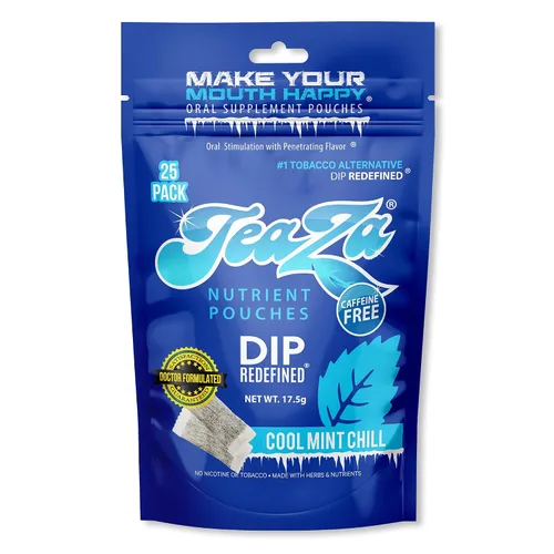 Vista 15 de Teaza Bangin' - Bolsas energéticas de hierbas alternativas al tabaco sin nicotina, bolsas de inmersión saludables para tabaco, sabor prémium a