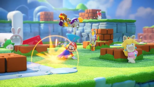 Vista 8 de Mario Rabbids Kingdom Battle - Gold Edition - Nintendo Switch video game (Non-US Version)