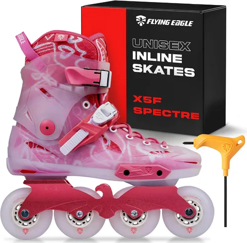 Vista 10 de Flying Eagle X5F Spectre y X5 Shrike Pro Freeskates - Patines en línea para adultos para hombres profesionales, patines para adultos, patines