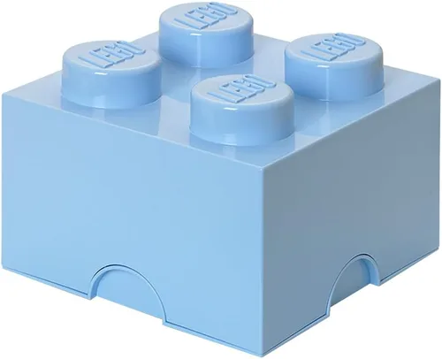 Vista 10 de LEGO Ladrillo de Almacenamiento 4 – botones Naranja – Caja de Almacenamiento de Plástico Apilable con Tapa para Niños y Adultos, Organizador