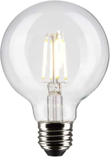 Vista 2 de Satco 6Pk 6w G25 Globo Filamento LED 2700K Base Mediana Regulable - 60W Equiv