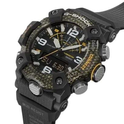 Vista 4 de Casio G-Shock GGB100Y-1 MUDMASTER BLE - Sensor cuádruple de carbono, amarillonegro, AmarilloNegro