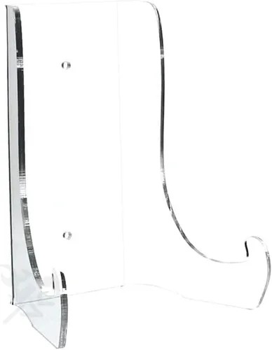 Vista 7 de OnFireGuy Soporte de exhibición de platos resistente, caballete acrílico transparente de 4.5 pulgadas para placas de 5 a 8 pulgadas de diámetro