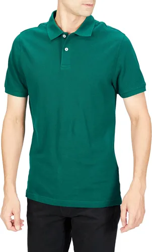 Vista 24 de Amazon Essentials Camiseta polo para hombre de manga corta y ajuste ajustado de algodón piqué Naranja Albaricoque