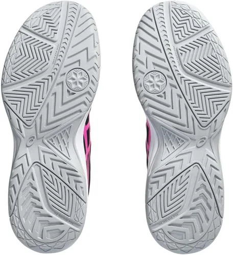 Vista 2 de Zapatillas de voleibol ASICS Upcourt 5 para mujer Negro/Rosa intenso