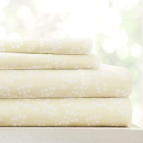 Vista 28 de Linen Market Juego de sábanas de 4 piezas tamaño matrimonial (gris claro cambray) – Duerme mejor que nunca con estas sábanas ultrasuaves y Cambray