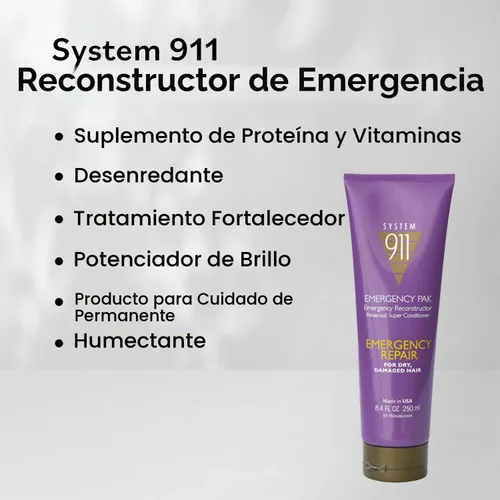 Vista 4 de HAYASHI System 911 Repair Shampoo & Emergency Pak Set