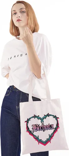 Vista 4 de WZMPA Bolsa de maquillaje cosmética de música latina, regalo inspirado en música, fanáticos de la música, bolsa con cremallera para familiares