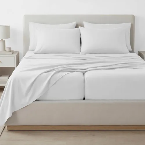Vista 44 de Southshore Fine Living, Inc. Juego de sábanas de 4 piezas, 21 pulgadas de profundidad con sábana bajera, microfibra suave, sábana encimera de gran