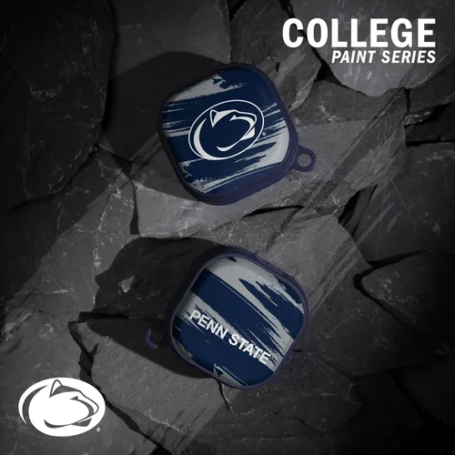 Vista 2 de Penn State Nittany Lions HDX - Funda compatible con Samsung Galaxy Buds Pro y Buds Live (rayas de pintura)