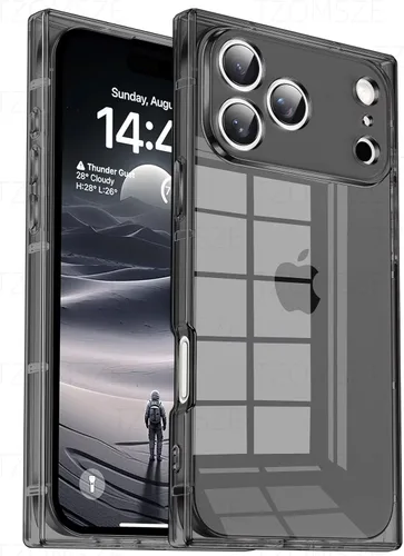 Vista 42 de Funda Tzomsze Compatible con iPhone Air Clear Funda, Protección de Cámara, Esquinas Reforzadas TPU Delgada Resistente a Golpes Funda Protectora