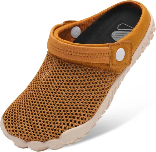 Vista 12 de Besroad Sandalias de senderismo al aire libre, zapatos deportivos de agua, zapatillas de moda, pantuflas clásicas para mujeres y hombres