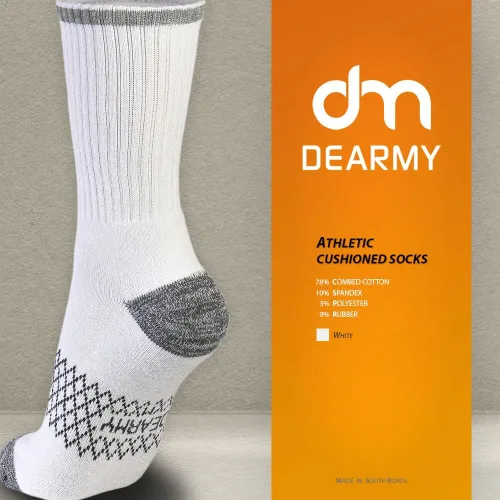 Vista 4 de DEARMY Calcetines deportivos de senderismo para mujereshombres, los mejores regaloscalcetines deportivos acolchados que absorben la humedad (5 pares)