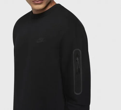 Vista 3 de Nike Sudadera deportiva Tech Fleece Crew para hombre