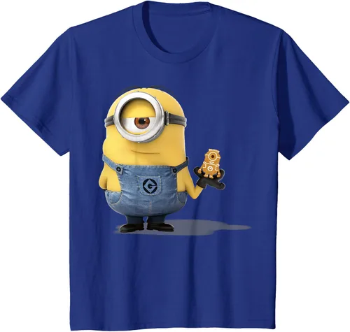 Vista 56 de Camiseta Despicable Me Minions Holding A Ginger Bread Minion Retrato Pequeña
