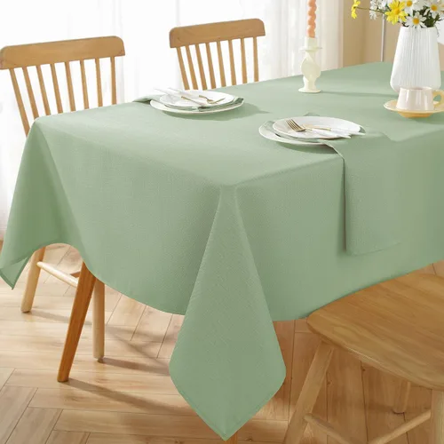 Vista 11 de SASTYBALE Juego de 4 servilletas de lino sintético, sin arrugas, lavables, de tela suave, texturizada, para comedor, cena, fiesta, boda, vacaciones