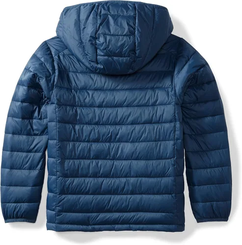 Vista 2 de Tienda Essentials - Chaqueta con capucha a prueba de agua para niños ligera y plegable