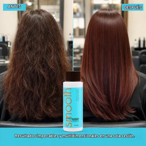 Vista 6 de keragen, Suavizar Tratamiento de pelo, 2 onza, zero Fume-free, formaldehyde-free, cruelty-free salon formula; zero wait to wash, dye or