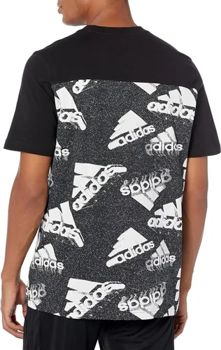 Vista 2 de adidas Camiseta Essentials Brandlove con logotipo de gran tamaño para hombre