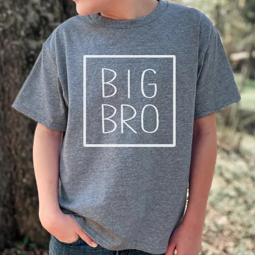 Vista 4 de Big Brother Again Birth Announcement Shirt for Boys Pregnancy Reveal Outfit
