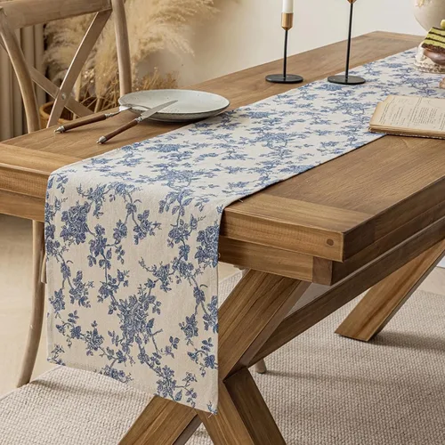 Vista 12 de Juego de 6 manteles individuales pastorales para mesa de comedor, reversibles y resistentes al calor, antideslizantes, manteles para mesa de cocina