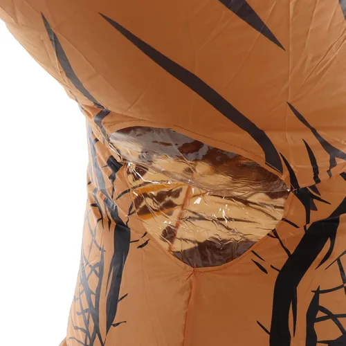 Vista 8 de TOPINCN Disfraz inflable de dinosaurio con costuras reforzadas para Halloween