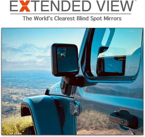 Vista 3 de Espejos de punto ciego personalizados - Compatibles con Jeep Wrangler 2018-Actual espejos de punto ciego compatibles con Jeep Wrangler JL