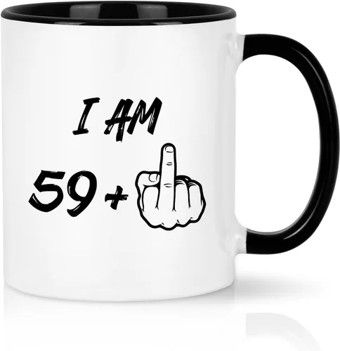 Vista 12 de YHRJWN - Regalos de cumpleaños número 40 para mujeres y hombres, taza de café I Am 39 Plus, regalos divertidos de cumpleaños para amigos, compañeras