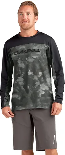 Vista 7 de Dakine Men's Thrillium Long Sleeve Bike Jersey – Breathable MTB Jersey Performance Fabric Equipo Aggy Negro