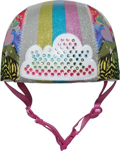 Vista 5 de Casco Raskullz Love, con brillos, para niñas