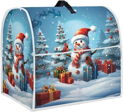 Vista 17 de Fundas de ayuda de cocina para batidora de pie de 4.5 a 5 cuartos de galón, lavables para electrodomésticos de cocina, fundas de tela para proteger