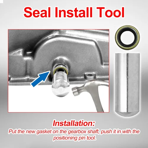 Vista 4 de Removedor/instalador de sellos de cambio de transmisión, compatible con GM 200, 200C, 200-4R TURBO 350, 350C TURBO 400, 425, 475 GM 700-R4 GM 4L60