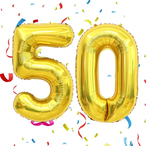 Vista 17 de Globos dorados de 40 pulgadas con números y letras del número 16, decoraciones de cumpleaños de 16 para niños, globos del número 6 y 1 incluidos Oro