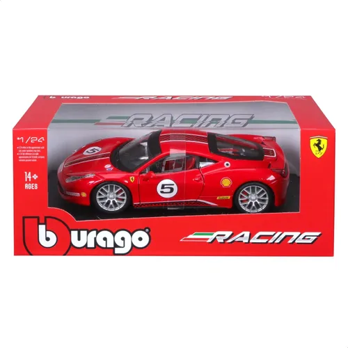 Vista 9 de Bburago B18-26302 Ferrari 1:24 458 Challenge, Rojo