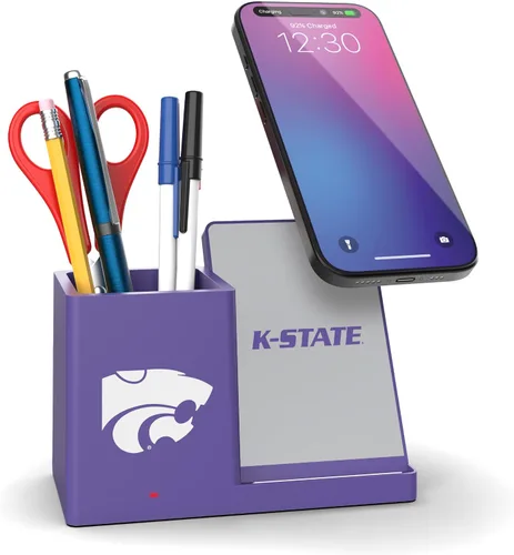 Vista 51 de SOAR NCAA - Soporte de carga inalámbrico unisex para teléfono celular y organizador de escritorio Color del