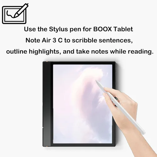 Vista 5 de Lápiz óptico para BOOX Note Air 3 C E Ink Tablet 10.3 ePaper, BOOX Go 10.3 ePaper/Tab Ultra C Pro + 5 puntas (beige)