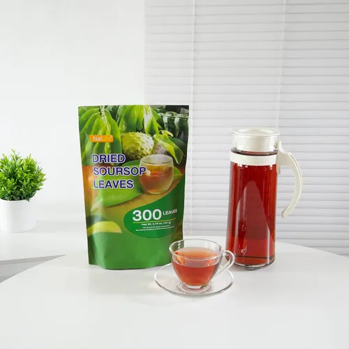Vista 7 de NalLife Té de hojas de guanábana - 300 hojas enteras secas para té