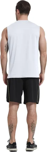 Vista 4 de Boyzn Camisetas sin mangas para hombre, paquete de 3 camisetas sin mangas para entrenamiento, gimnasio, atletismo, culturismo, fitness, camisetas