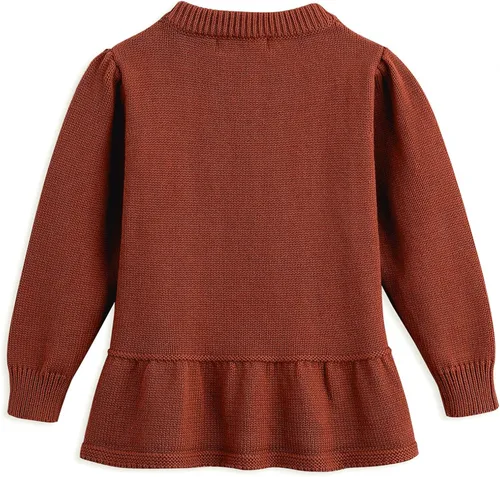Vista 2 de Simplee kids Cárdigan de otoño e invierno para bebés y niñas pequeñas