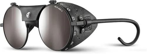 Vista 3 de Julbo Gafas de sol Vermont Glacier para hombres y mujeres con protectores laterales de cuero para senderismo, esquí, senderismo - 100% protección UV